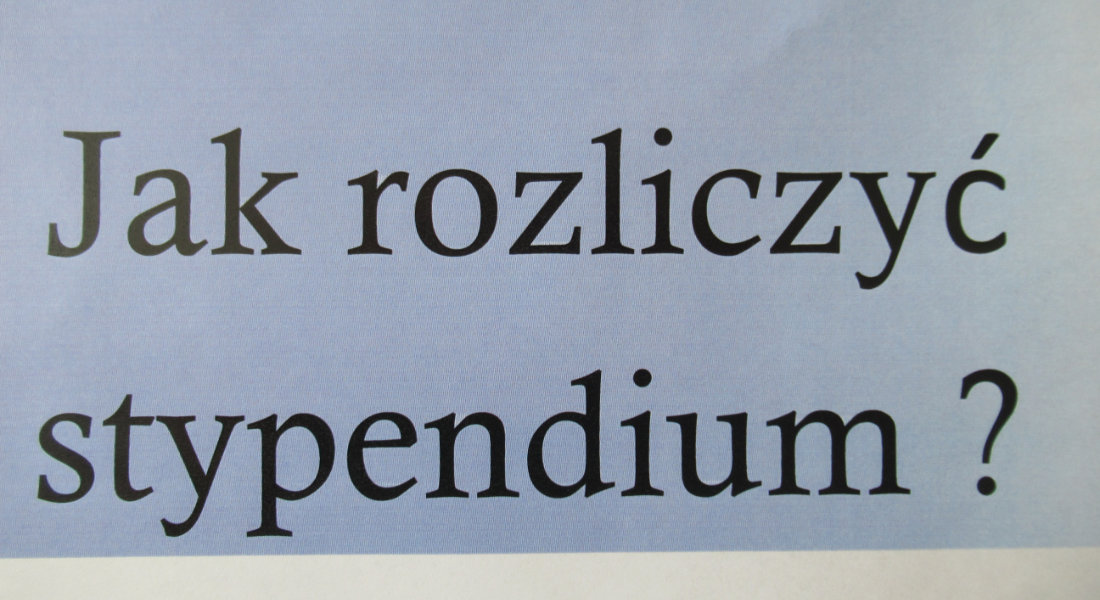 Jak rozliczyć stypendium